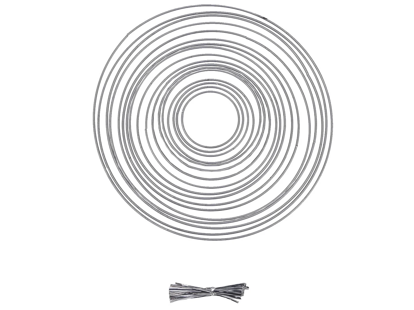 Drzewko dekoracyjne MCW-O91,  kolor srebrny