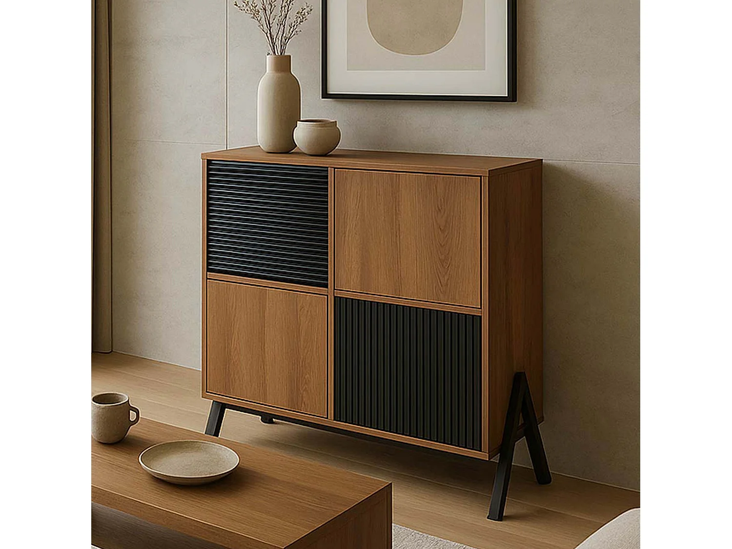 Commode MCW-O40,  naturel