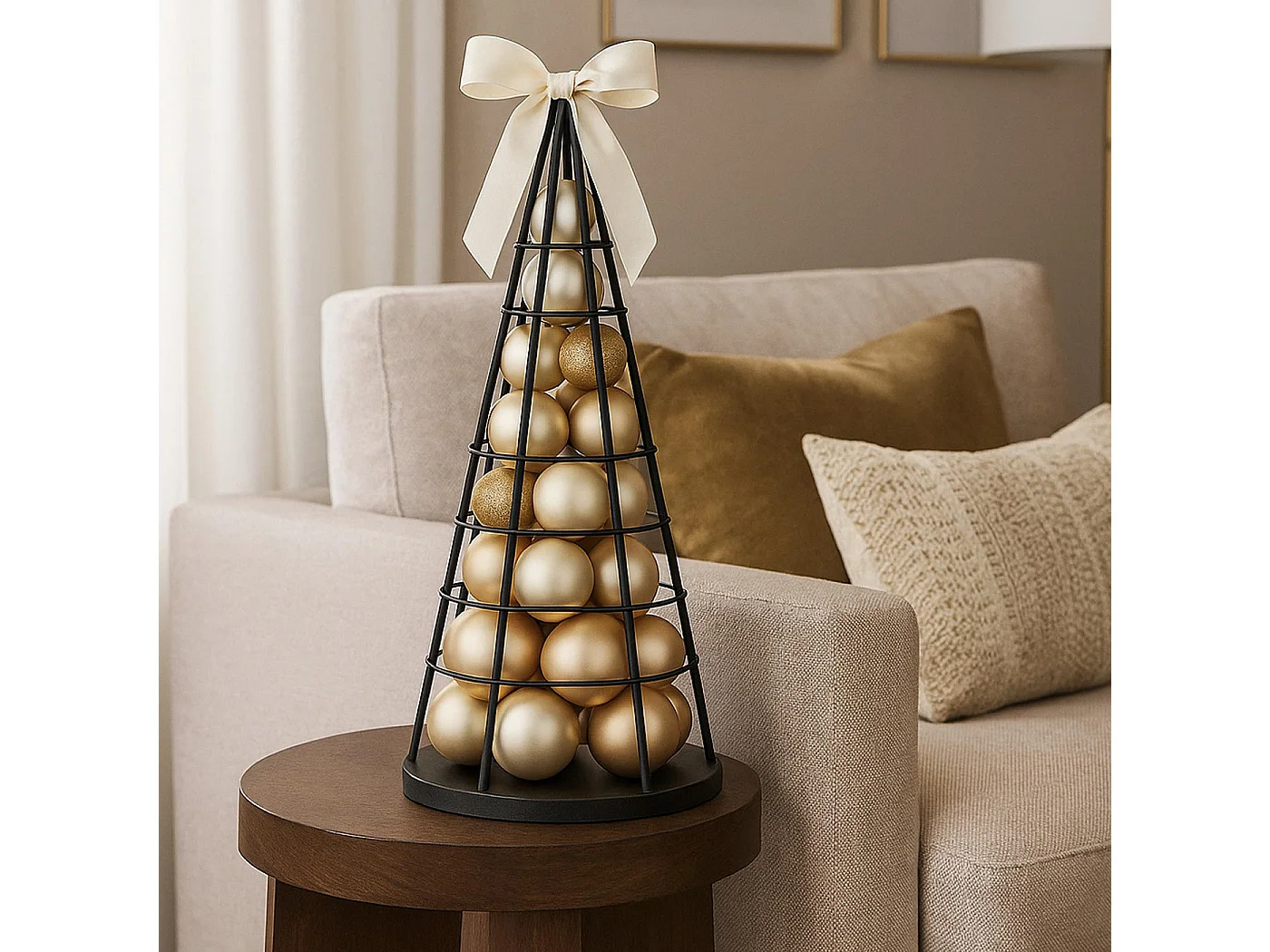 Arbre décoratif MCW-O91,  noir