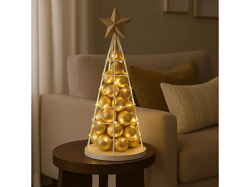 Arbre décoratif MCW-O91,  blanc