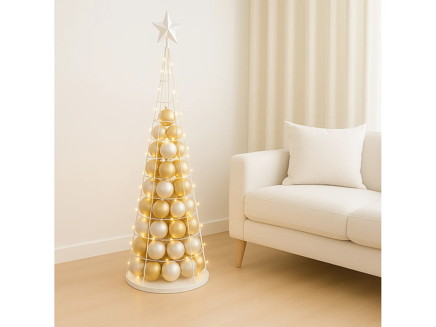 Decorative tree MCW-O91,  white