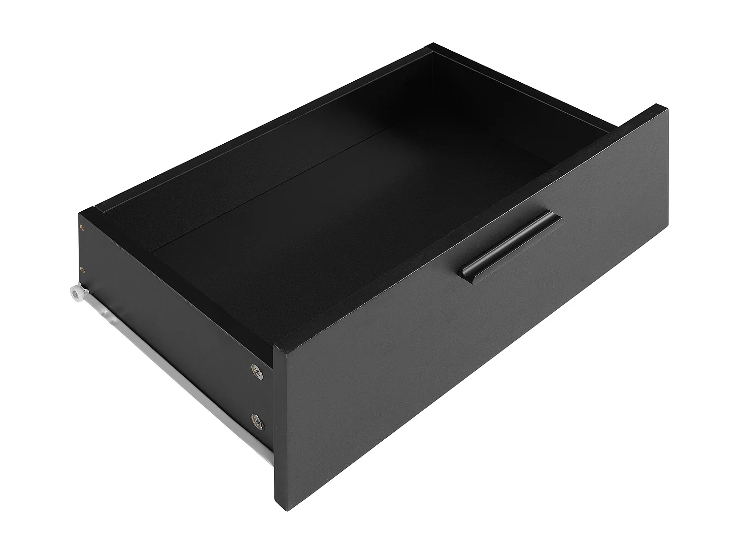 Buffet 120x40x80 cm, 2 portes à motif chevron, 3 tiroirs, étagères réglables, MDF noir