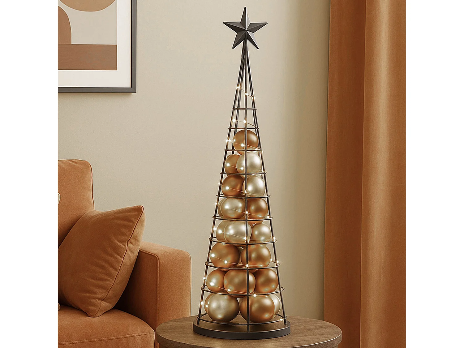 Decorative tree MCW-O91,  black