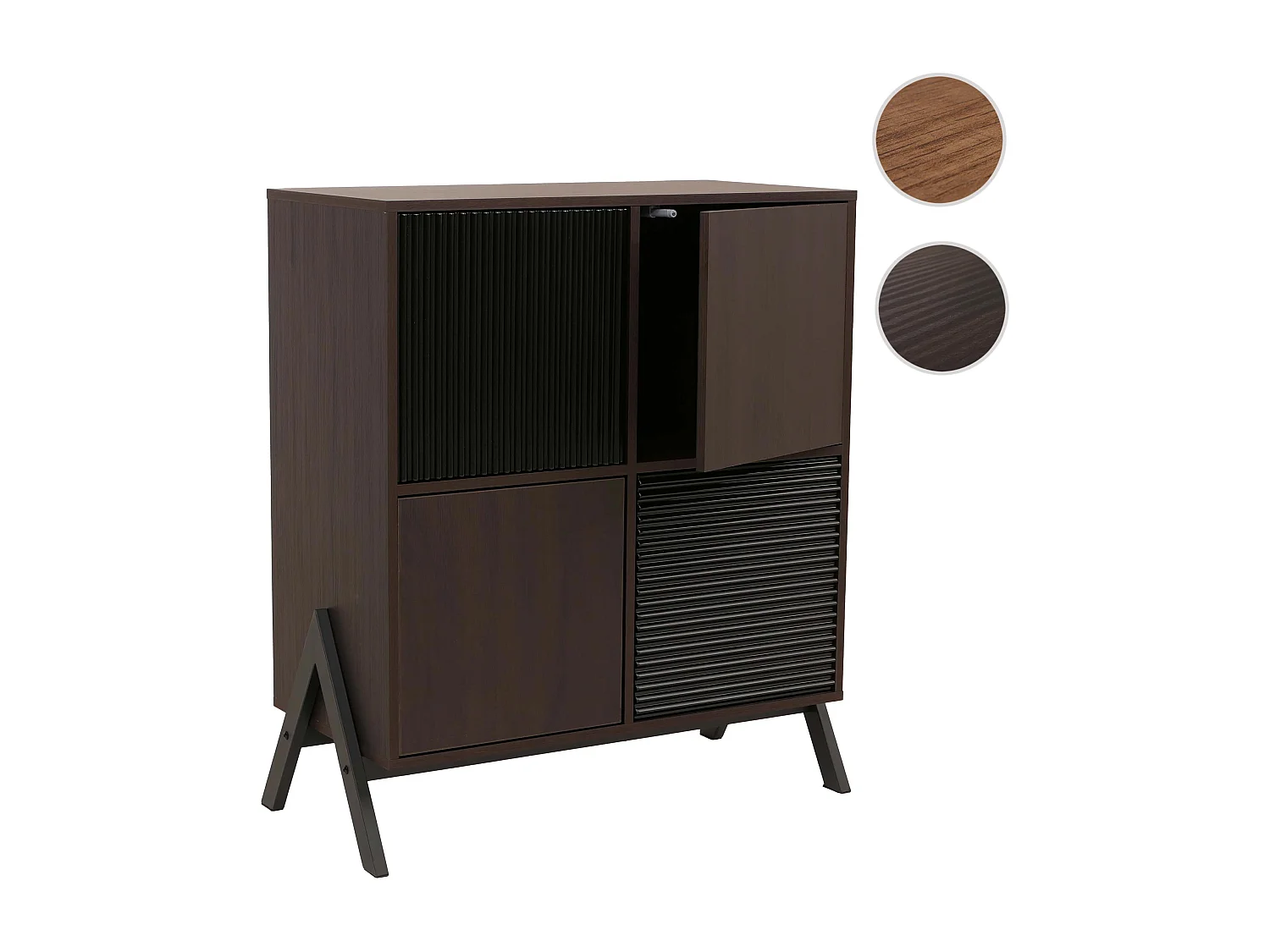 Commode MCW-O40,  aspect noyer