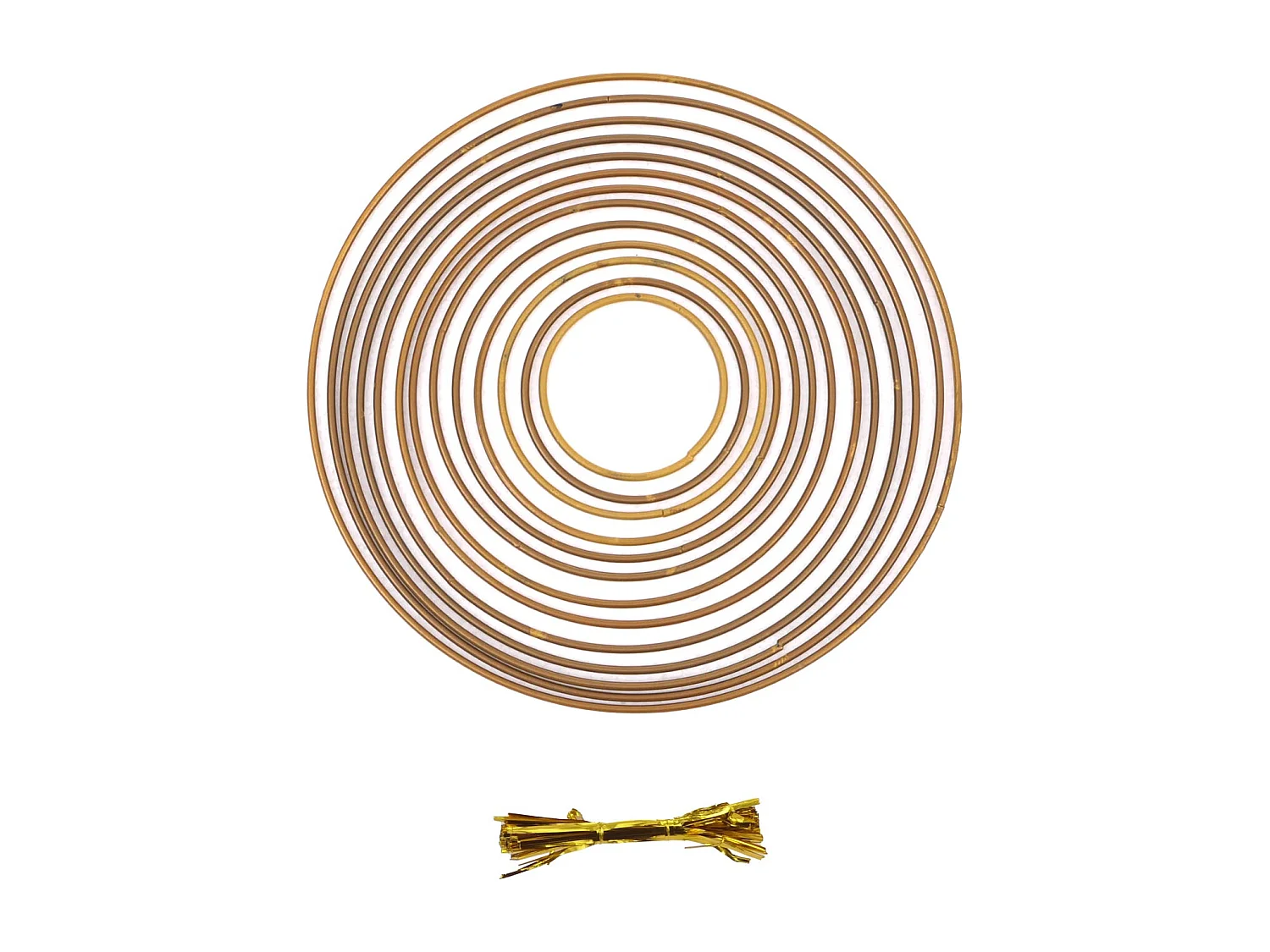 Decorative tree MCW-O91,  gold-coloured