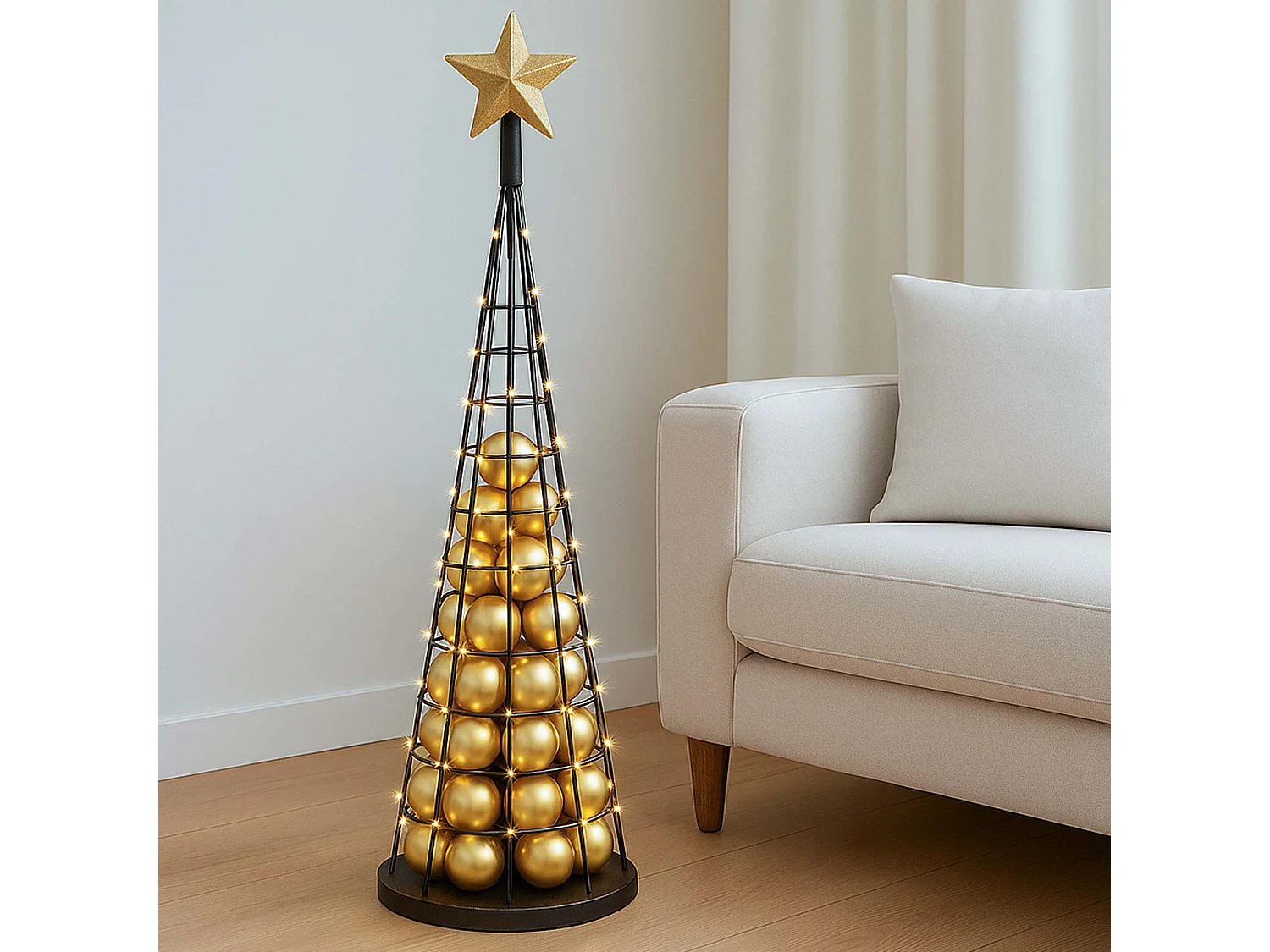 Arbre décoratif MCW-O91,  noir