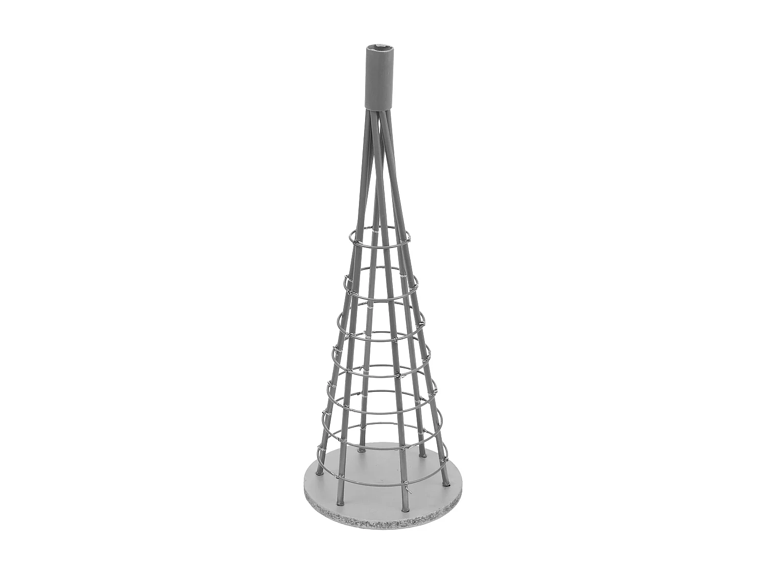 Decorative tree MCW-O91,  silver-coloured