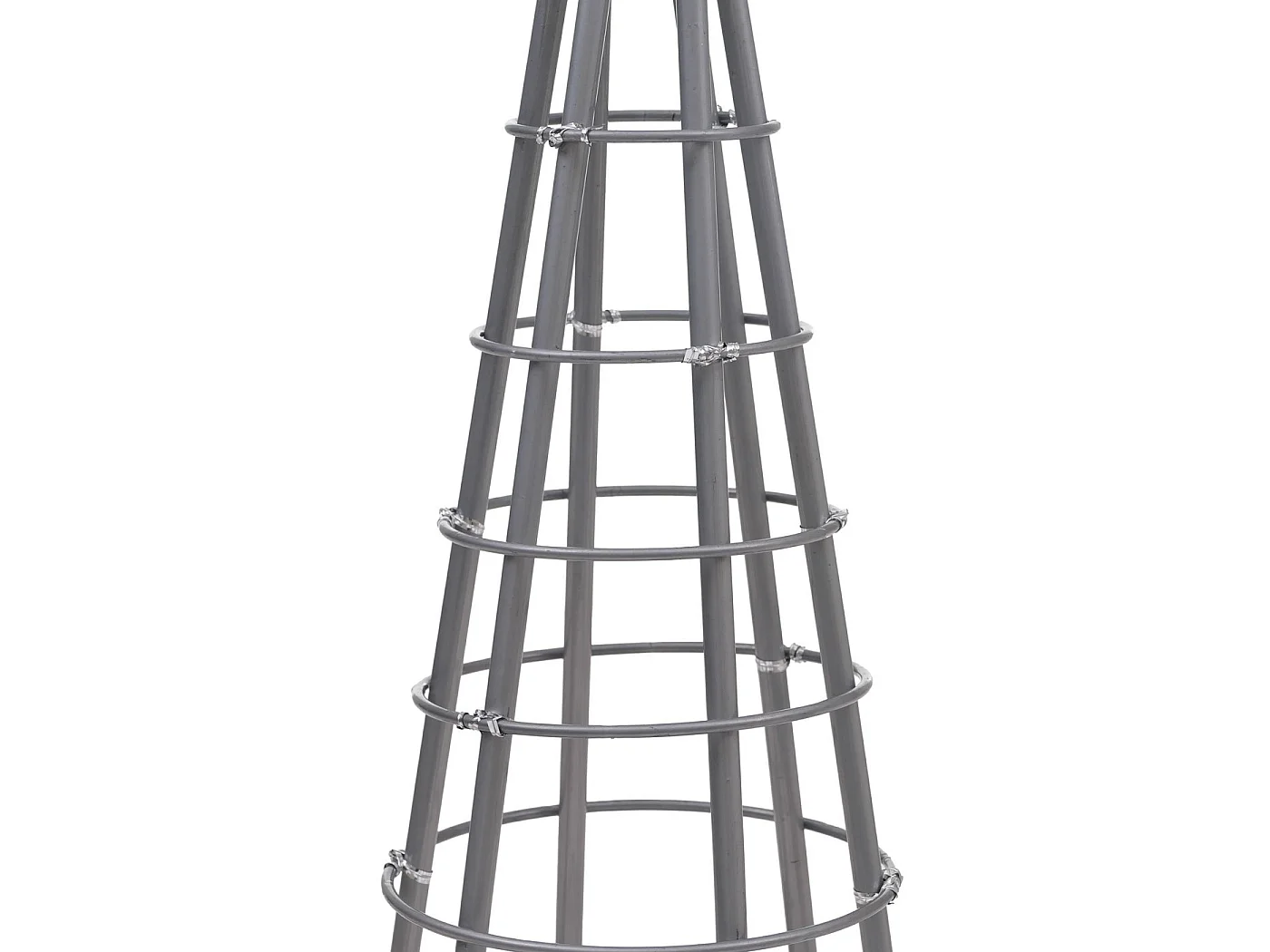 Decorative tree MCW-O91,  silver-coloured