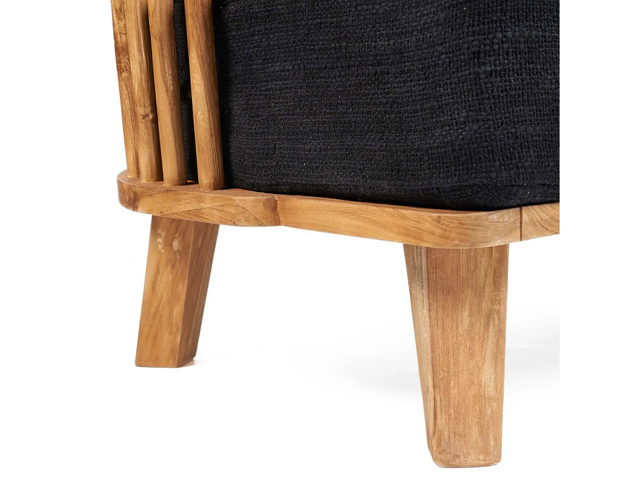 The Malawi Two Seater - Natural Black