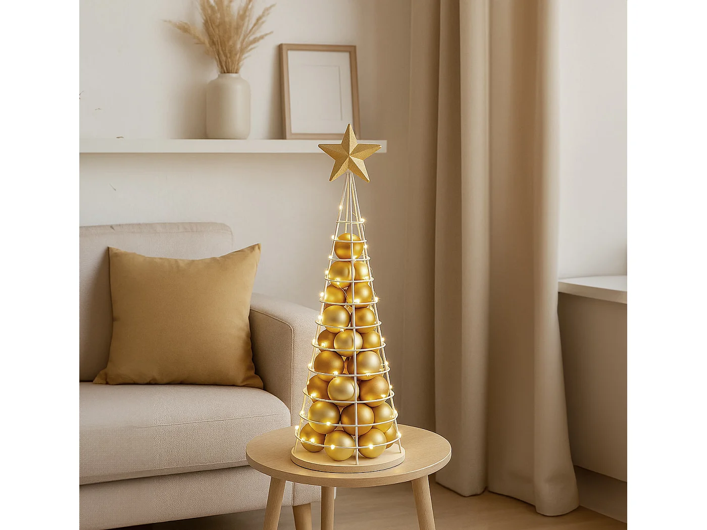 Arbre décoratif MCW-O91,  blanc