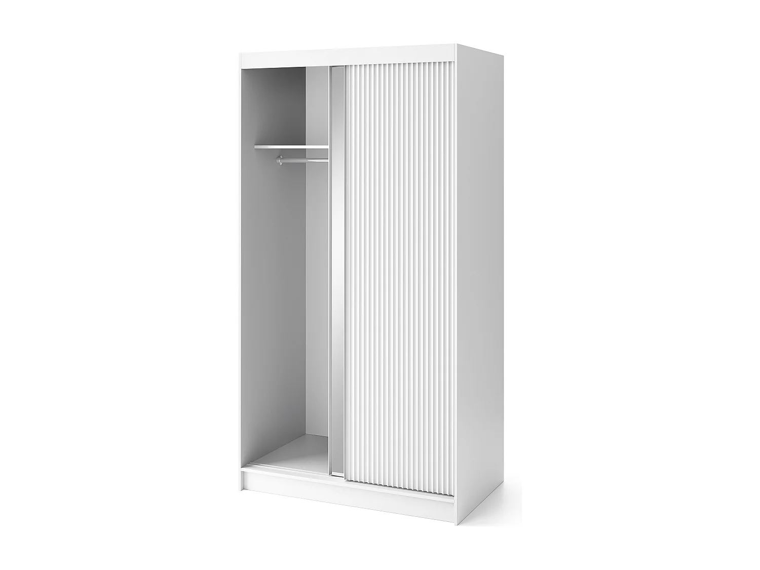Armoire Bianco/Portes coulissantes/Blanc