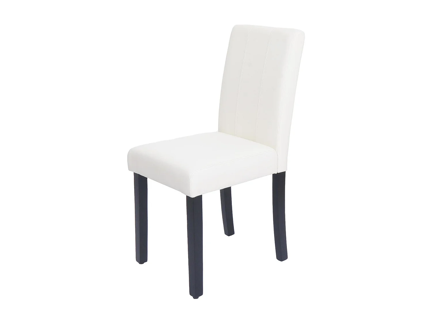 Chaise de salle à manger MCW-O65d (lot de 2),  blanc