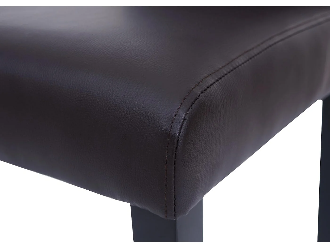 Chaise de salle à manger MCW-O65d (lot de 2),  marron