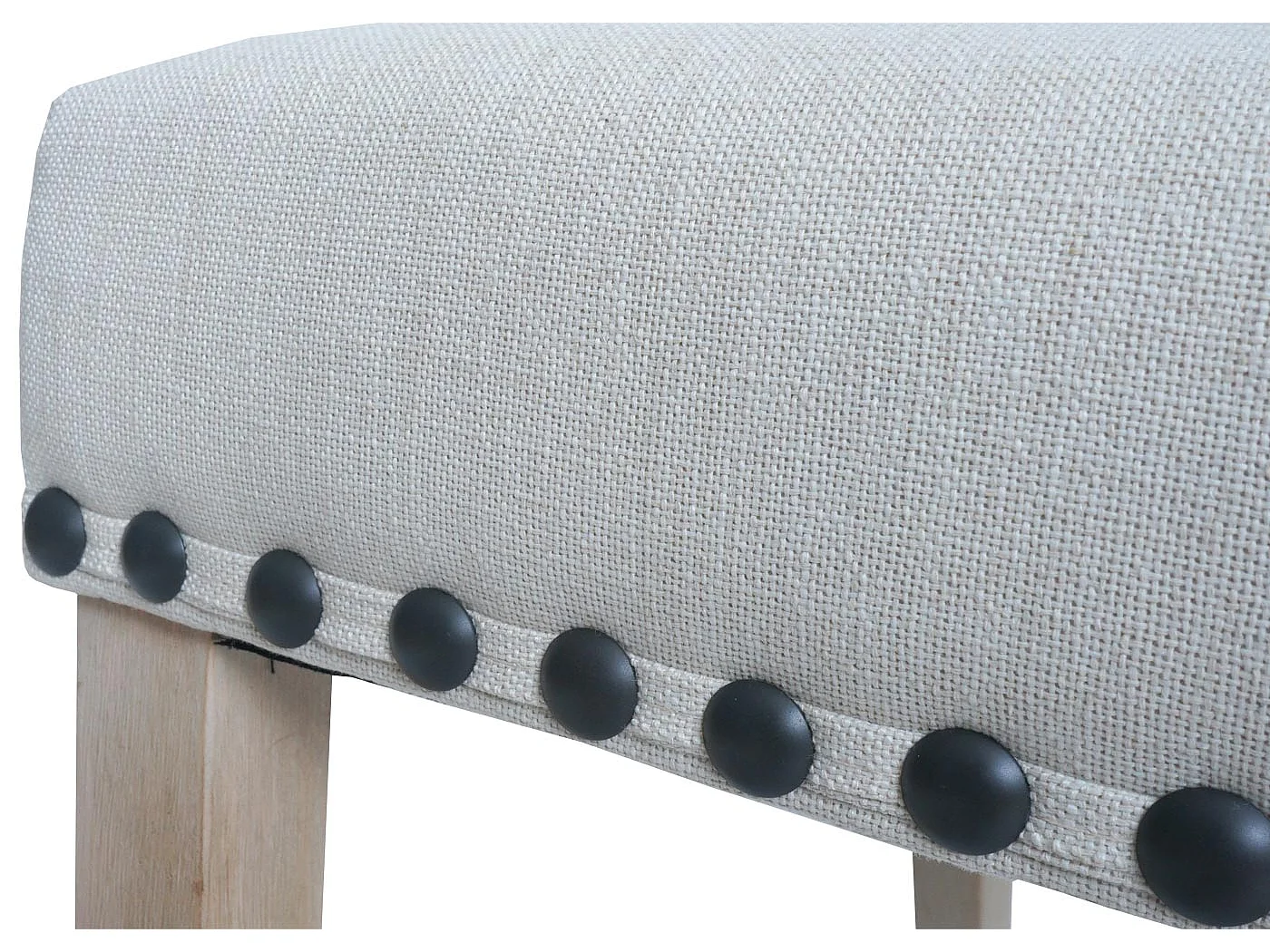 Chaise de salle à manger MCW-O66 (lot de 6),  blanc