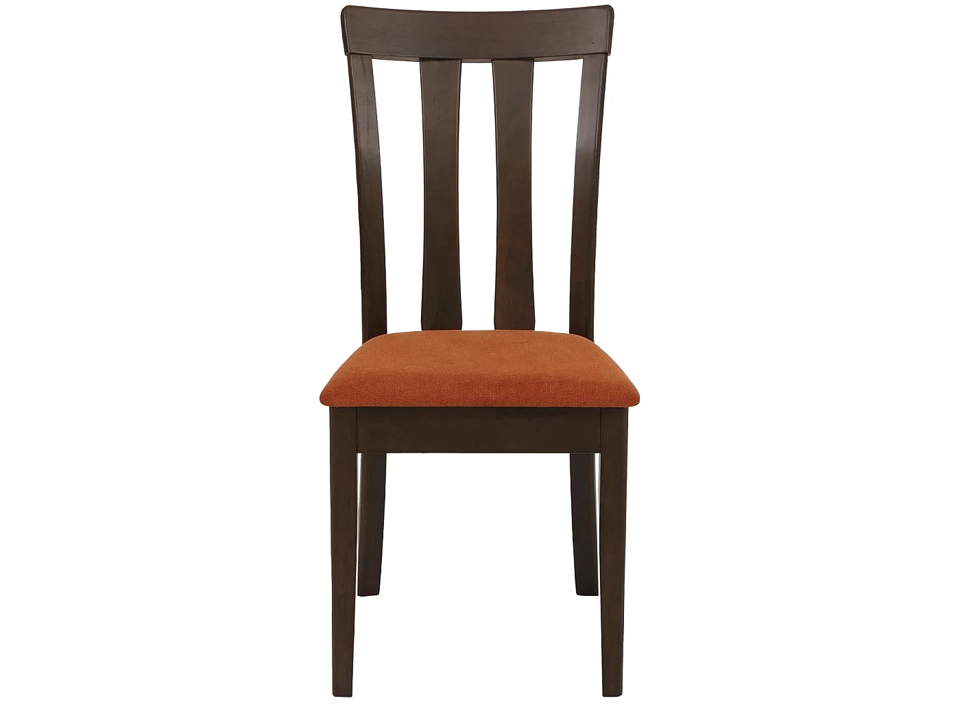 Dining chair MCW-G46 (set of 6),  dark frame, orange