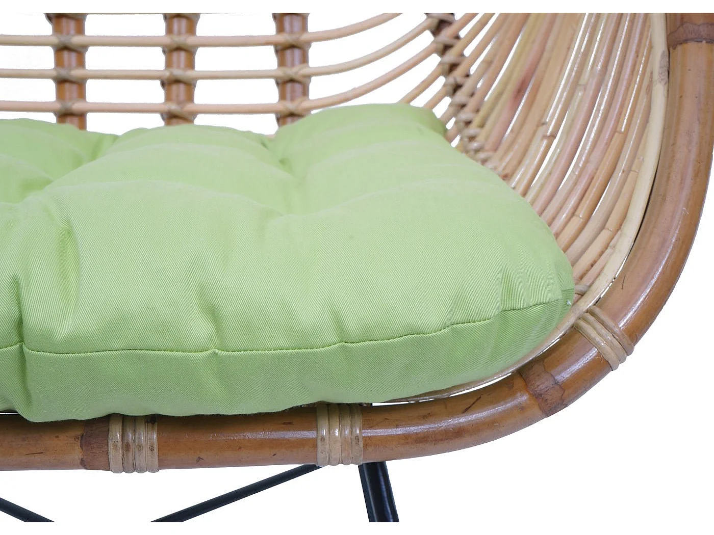 Chaise de salle à manger MCW-P17,  Rembourrage vert