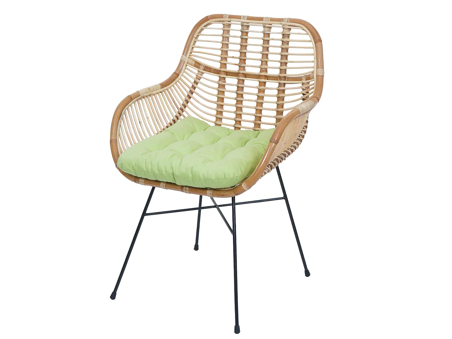 Chaise de salle à manger MCW-P17,  Rembourrage vert