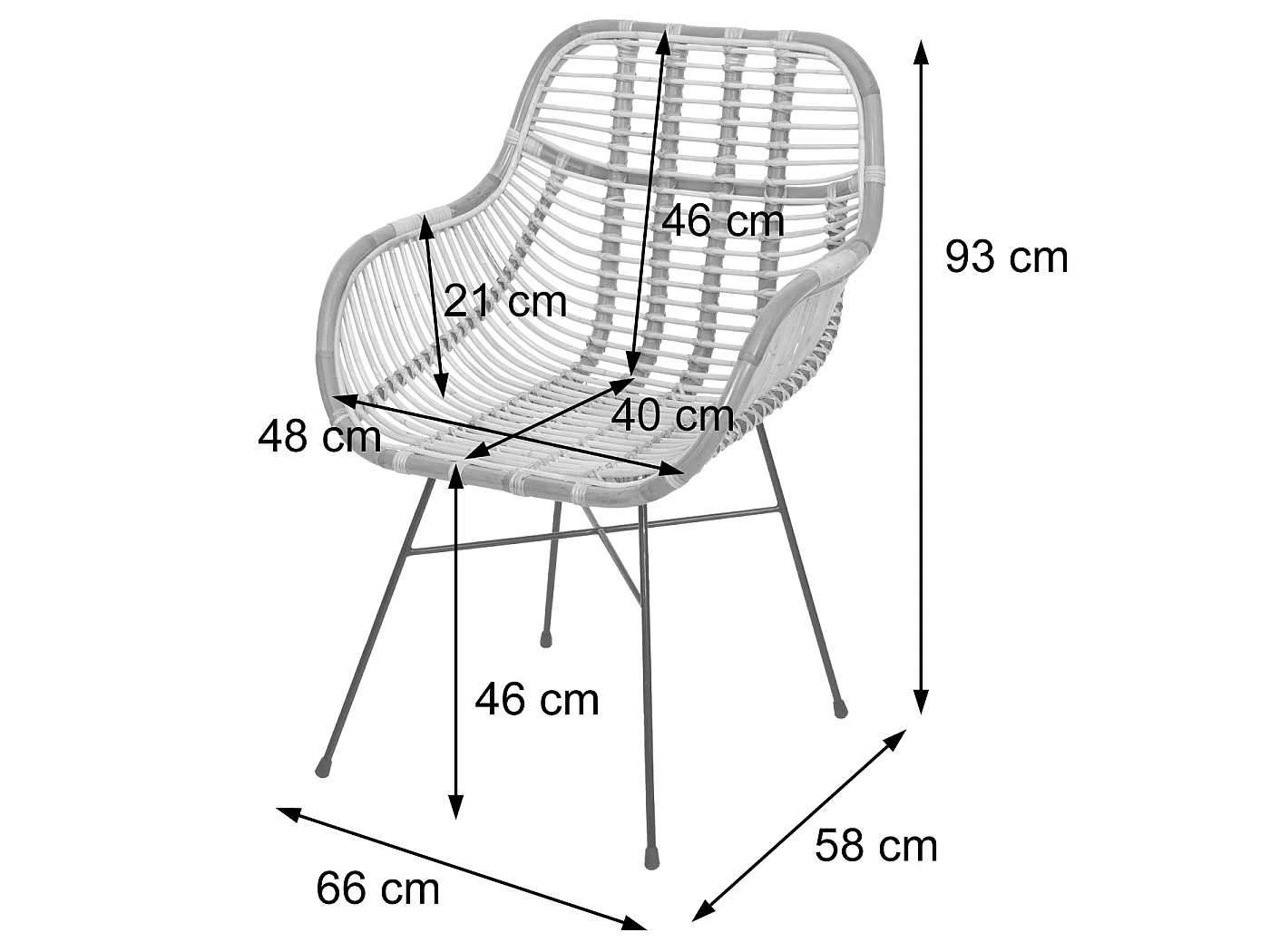 Chaise de salle à manger MCW-P17,  Rembourrage vert