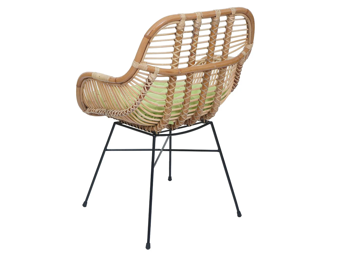 Chaise de salle à manger MCW-P17,  Rembourrage vert