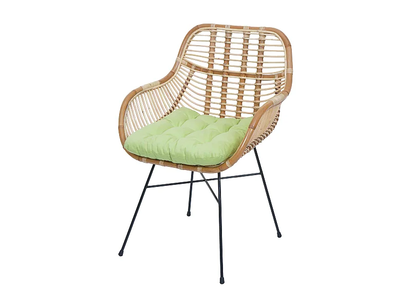 Chaise de salle à manger MCW-P17,  Rembourrage vert