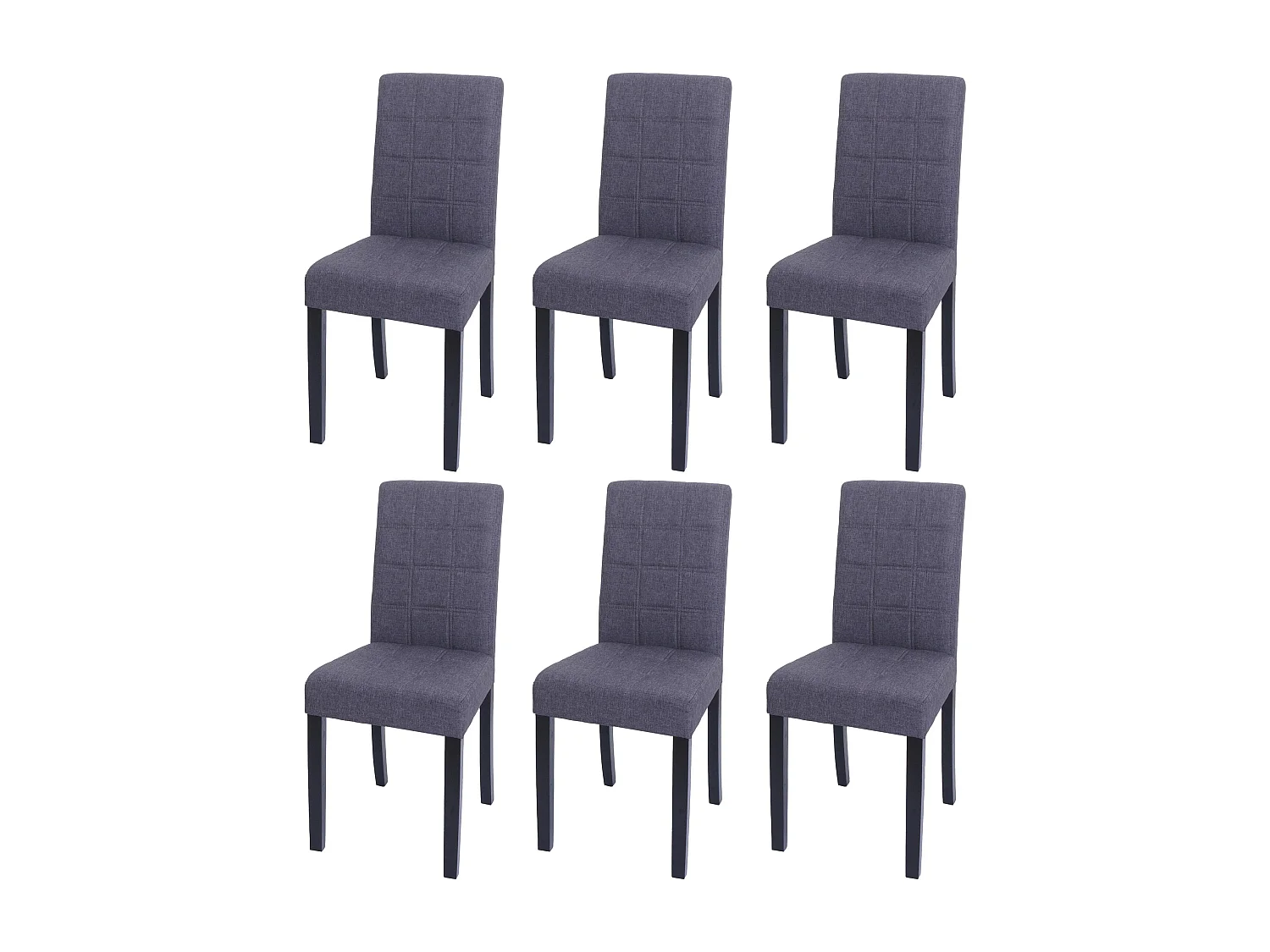 Chaise de salle à manger MCW-O65b (lot de 6)