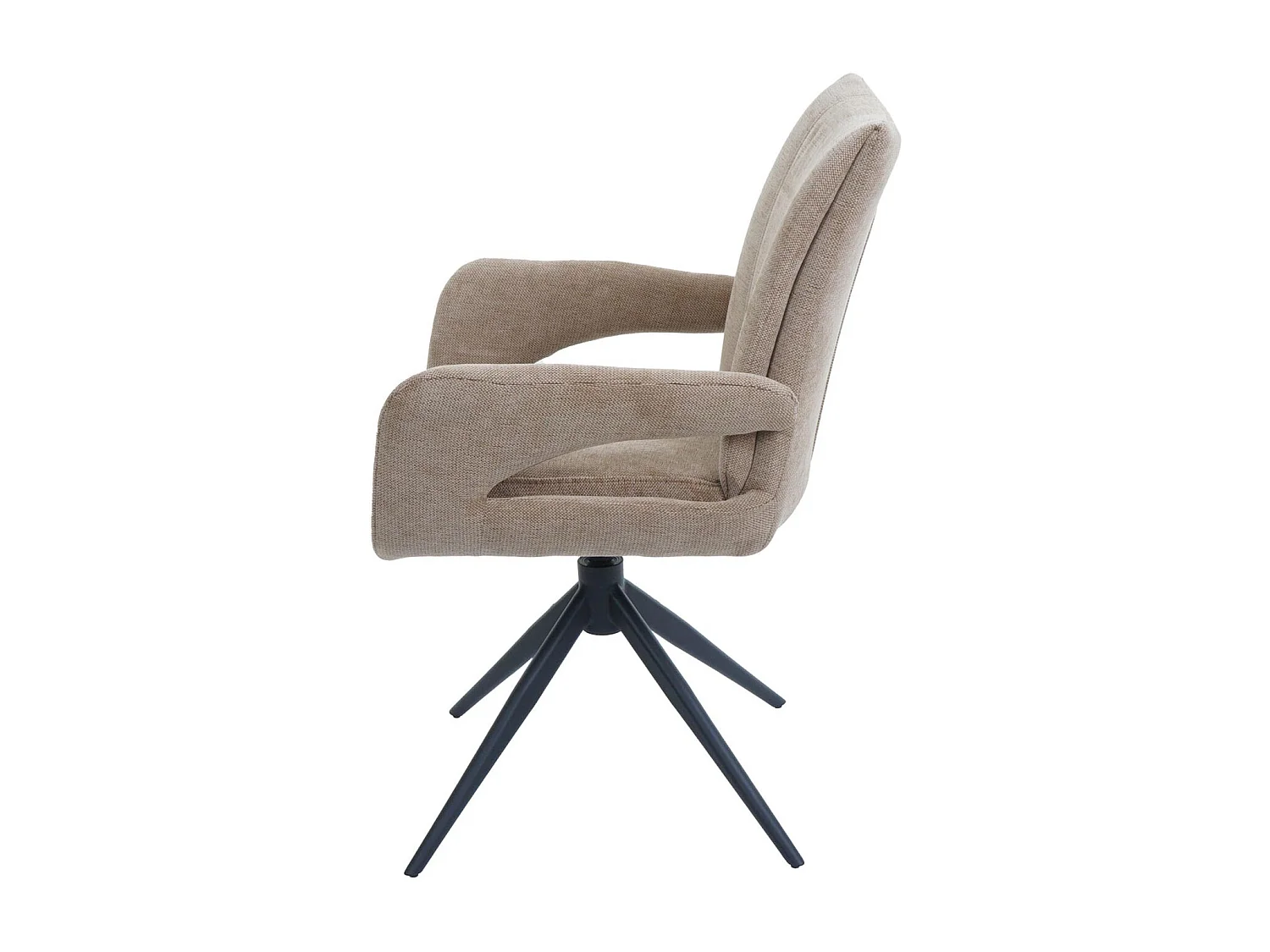 Chaise de salle à manger MCW-O78 (lot de 6),  marron clair