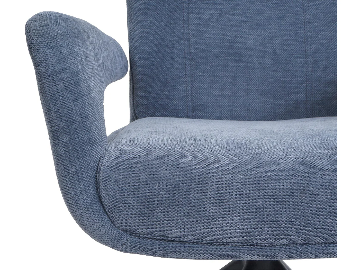 Chaise de salle à manger MCW-O78 (lot de 6),  gris-bleu