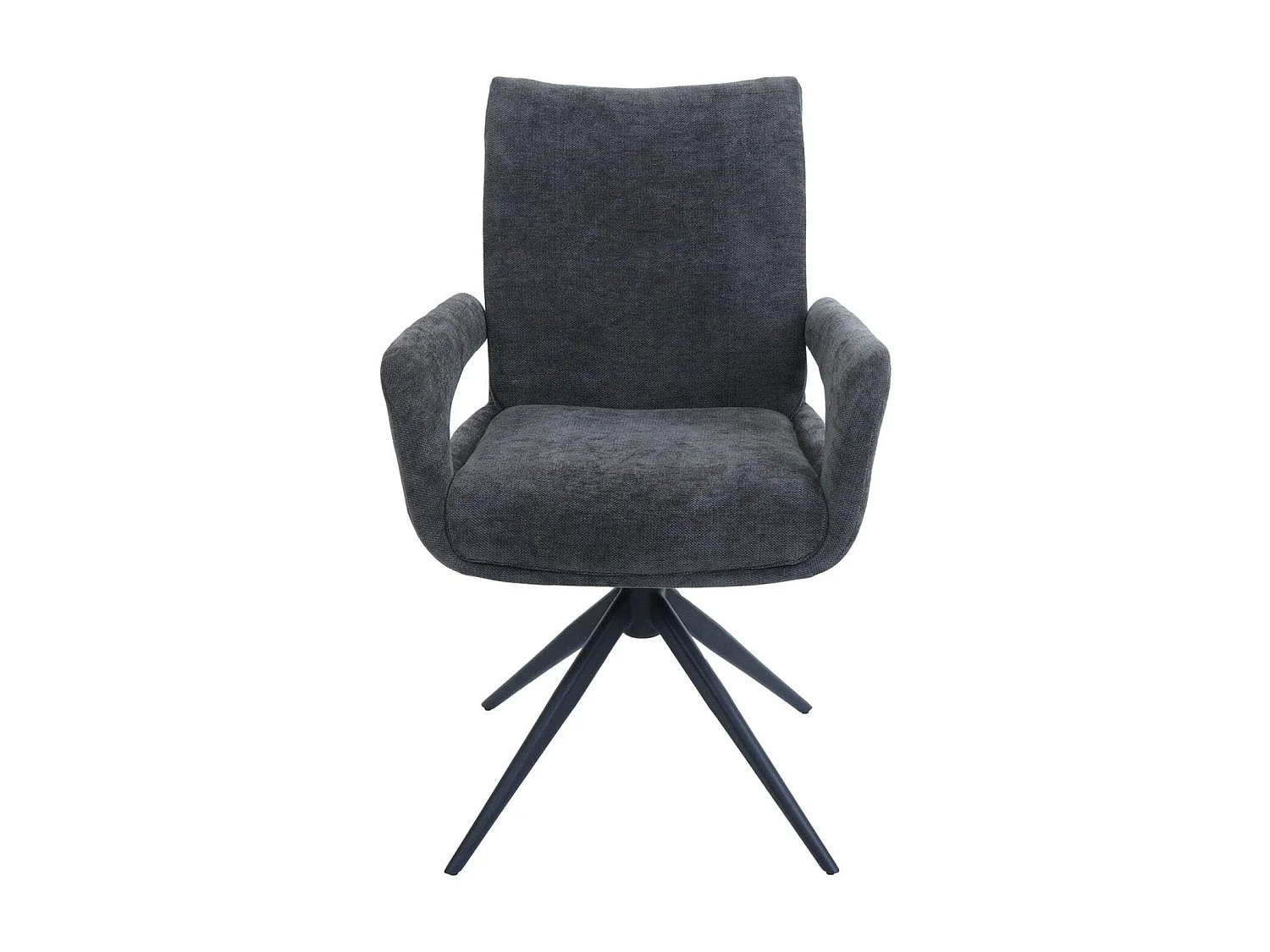 Chaise de salle à manger MCW-O78,  gris foncé