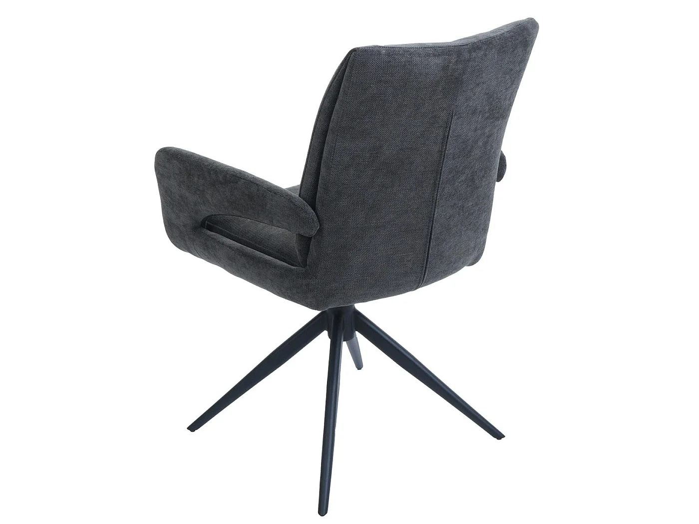 Chaise de salle à manger MCW-O78,  gris foncé