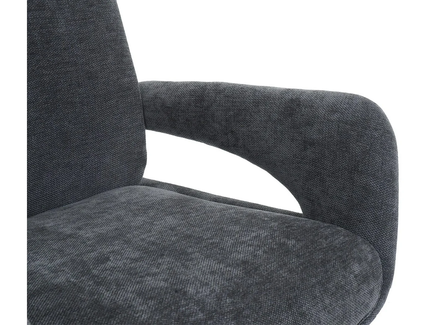 Chaise de salle à manger MCW-O78,  gris foncé