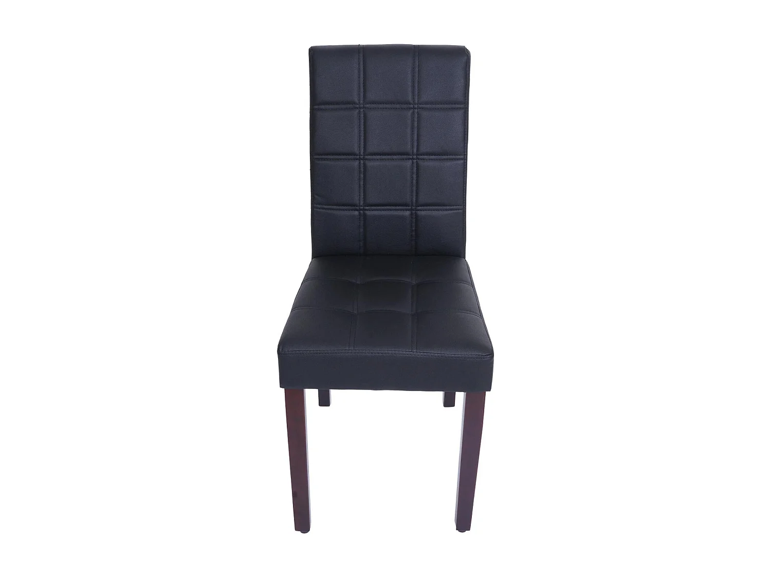 Spisestuestol MCW-O65c (sæt med 2 stk.),  sort