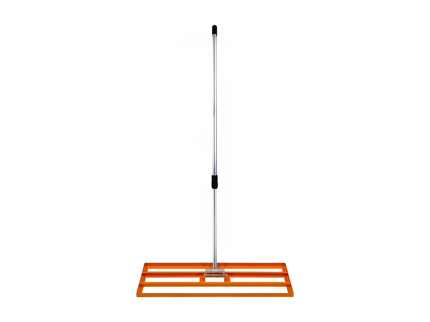 Ensemble 2-en-1 Scarificateur et Niveleur de Pelouse de 100 cm - Orange