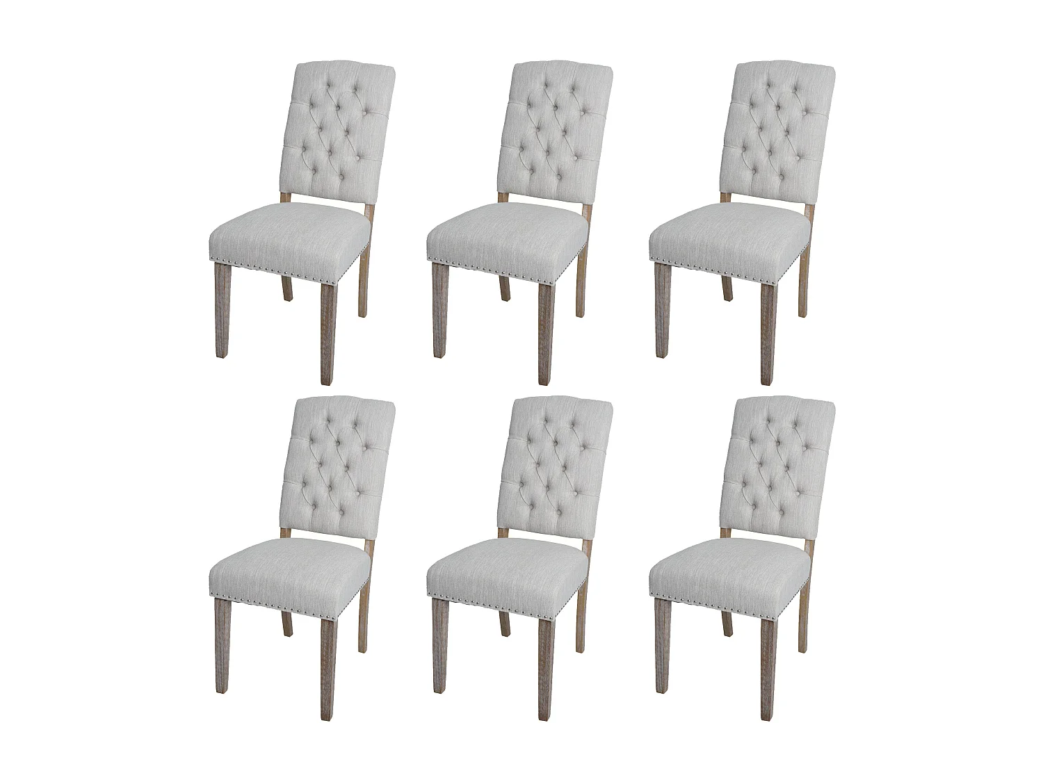 Chaise de salle à manger MCW-O66b (lot de 6)