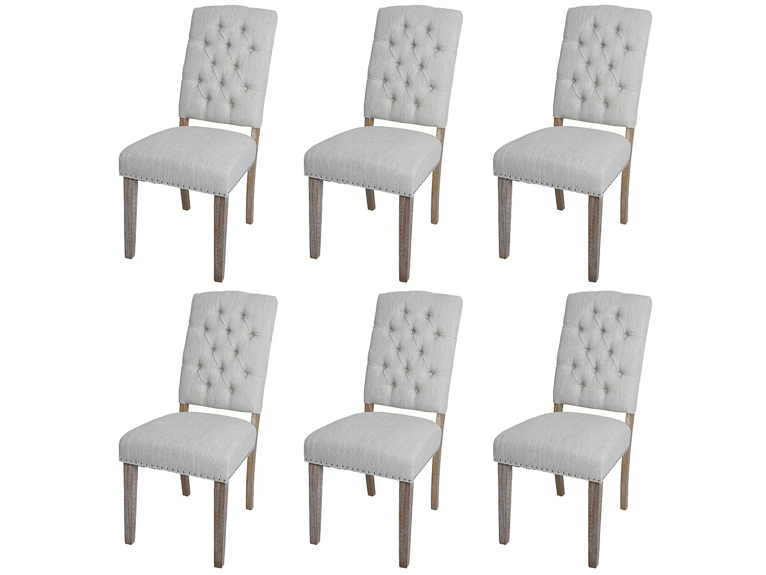 Spisestuestol MCW-O66b (sæt med 6 stk.)
