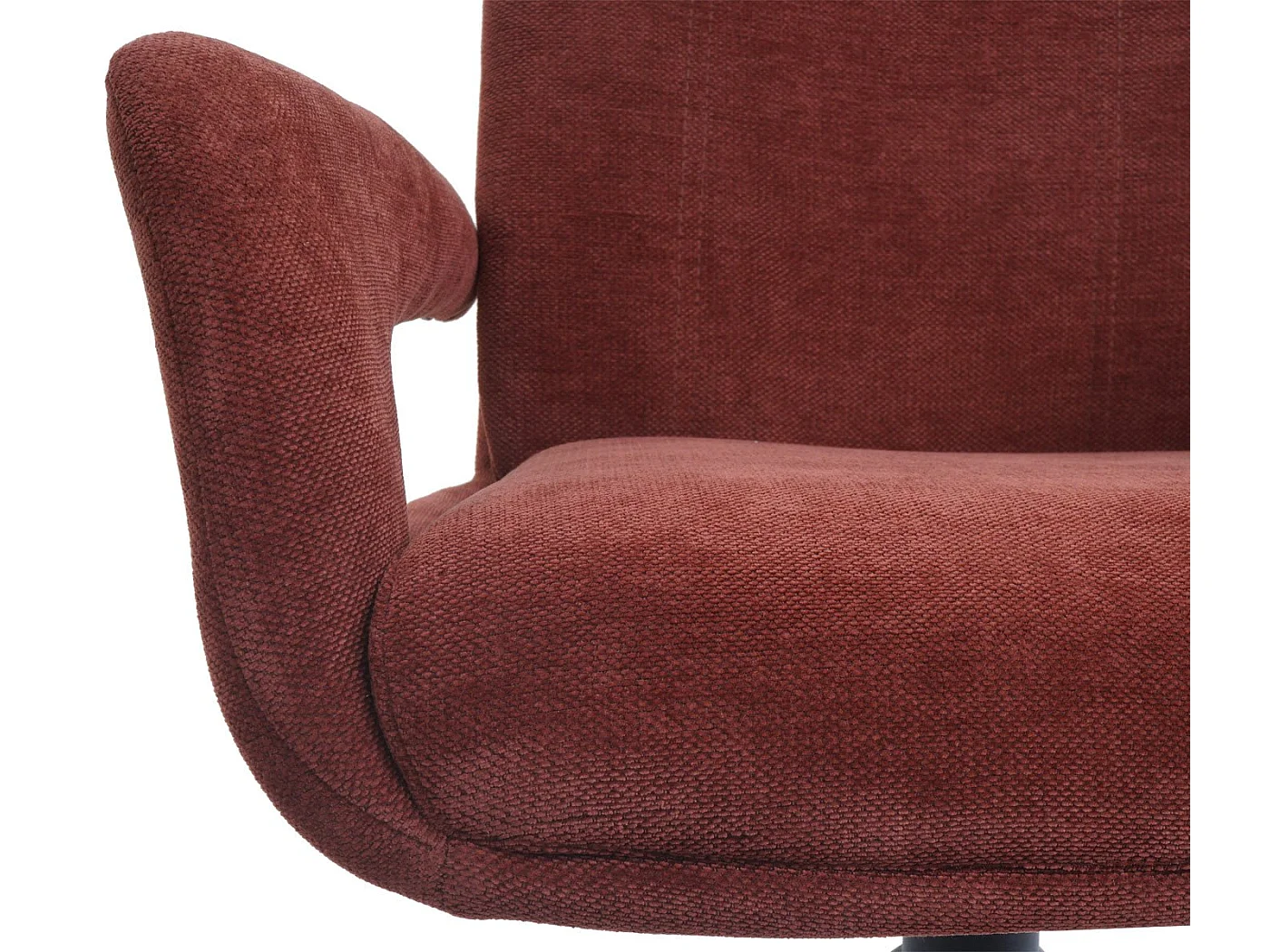 Chaise de salle à manger MCW-O78 (lot de 6),  rouge-brun