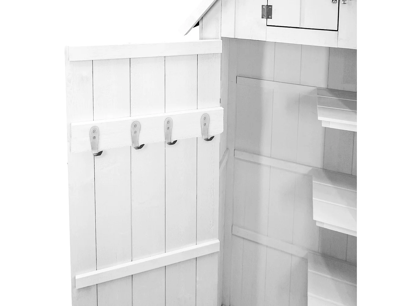 Abri de Jardin en Bois - Blanc