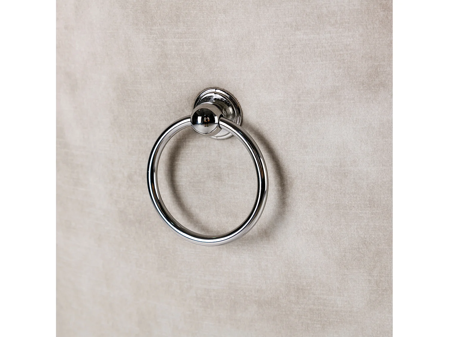 Lot de 4 chaises 51x47x97 cm avec Matière capitonnée Dossier haut en beige pour Salon et salle à manger et bureau