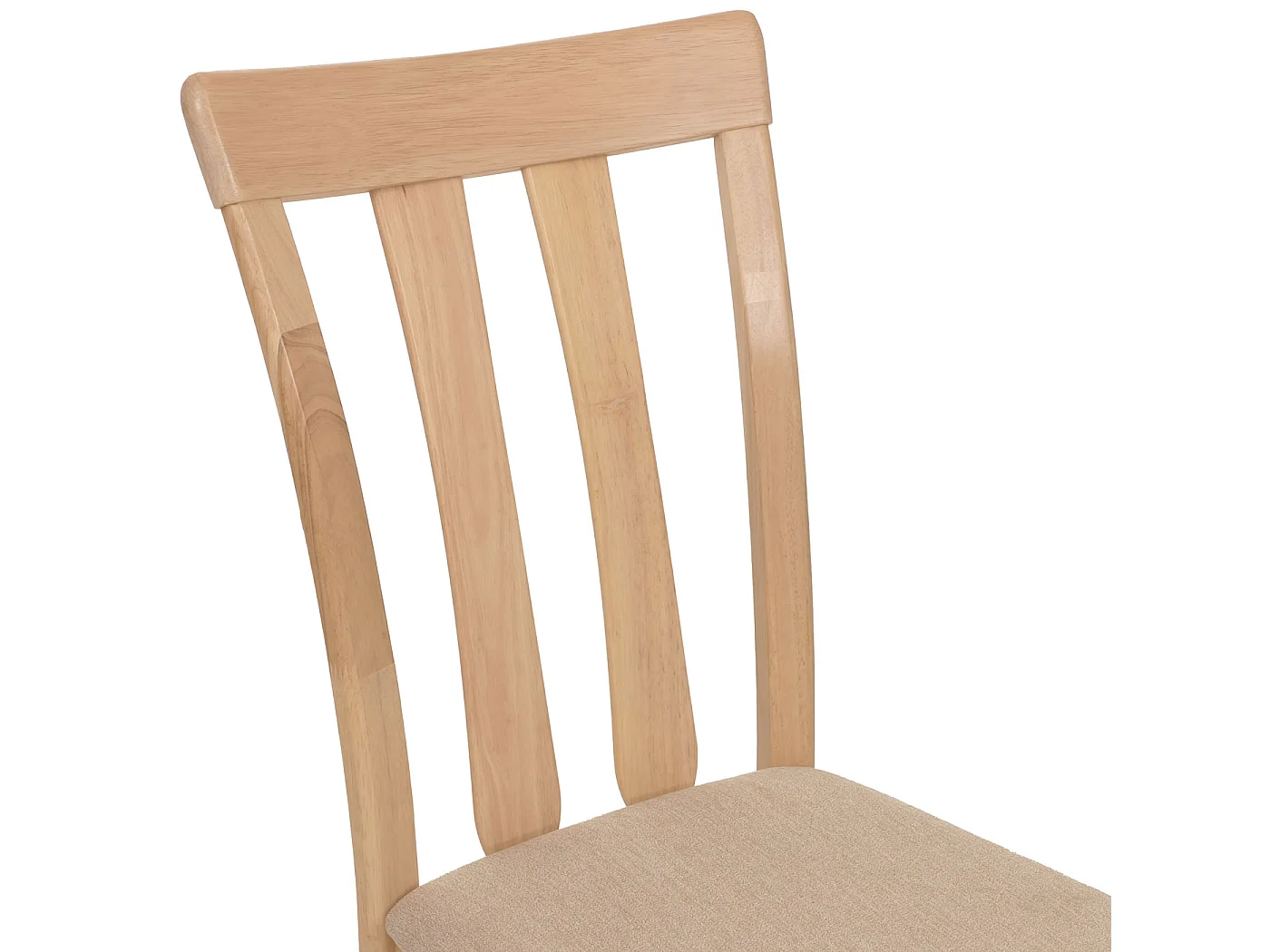 Chaise de salle à manger MCW-G46 (lot de 6),  structure couleur naturelle, beige