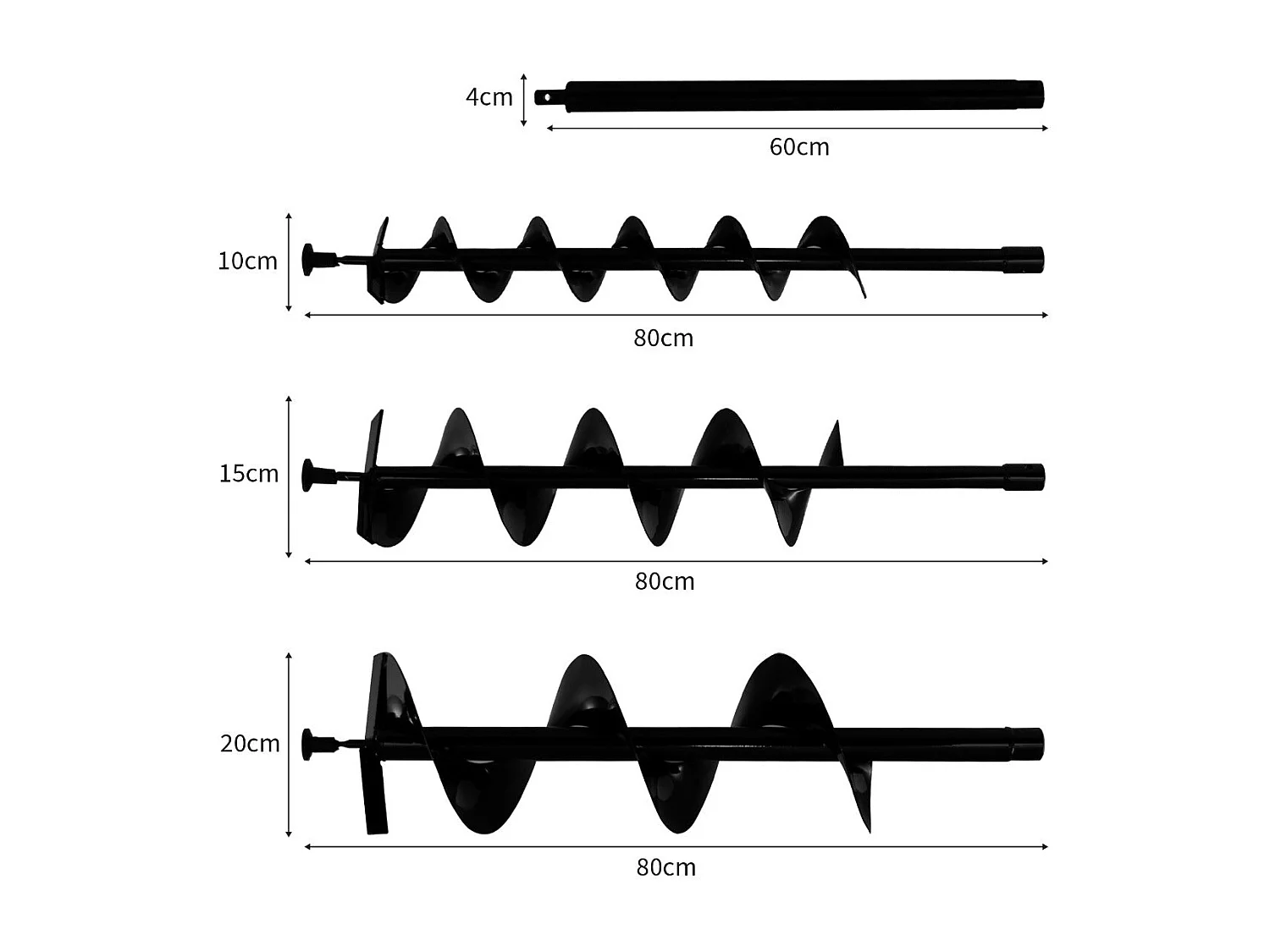 T-Mech - Tarière 52cc 5 en 1