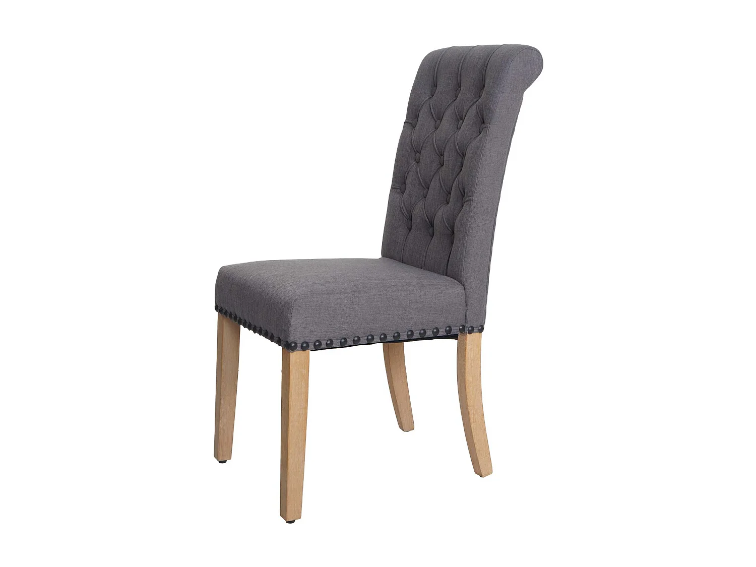 Eetkamerstoel MCW-O66 (set van 2),  grijs