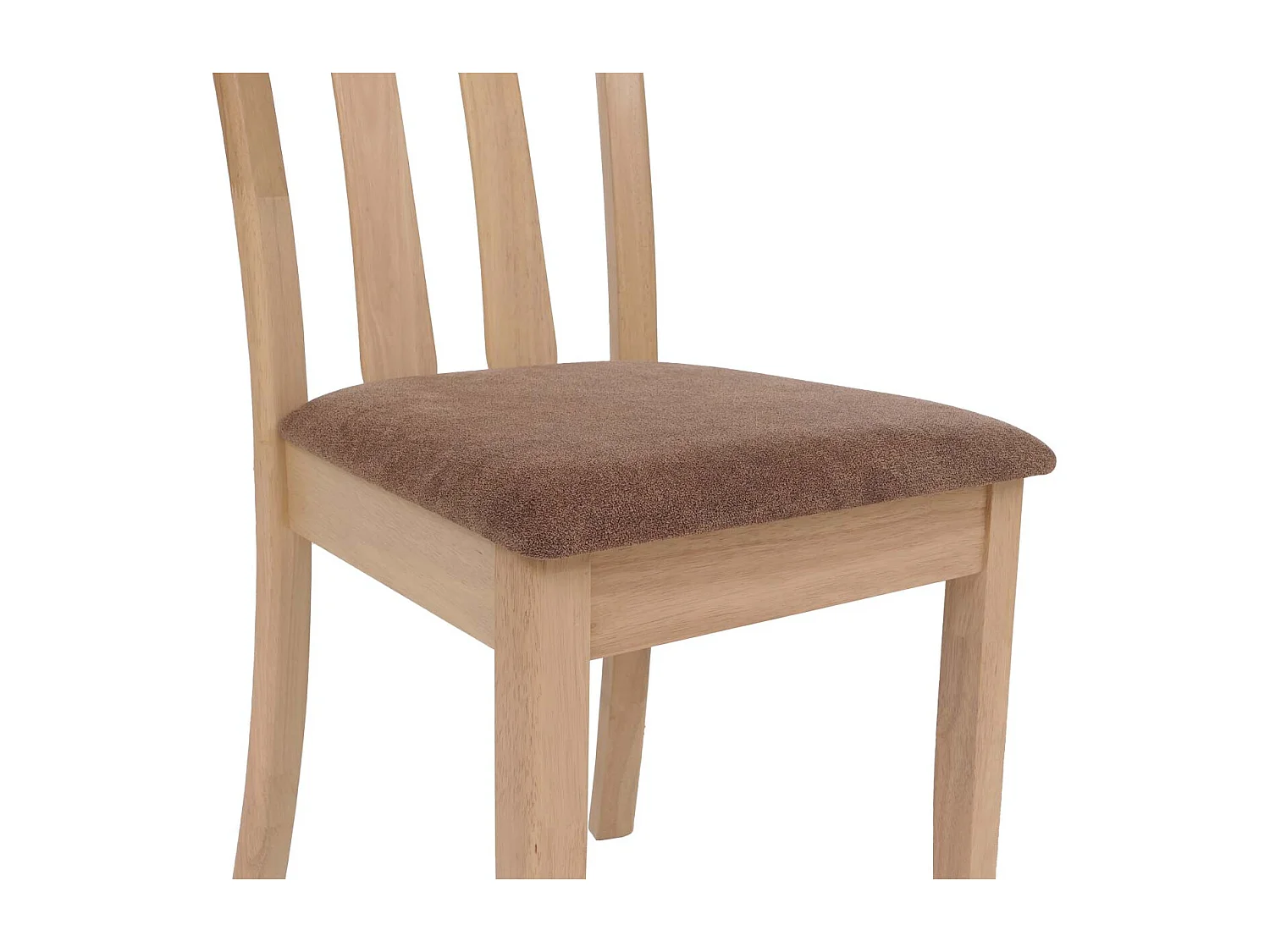 Chaise de salle à manger MCW-G46 (lot de 2),  structure couleur naturelle, marron