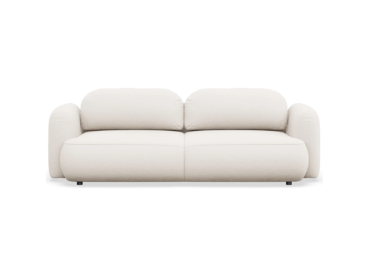 3-Sitzer Schlafsofa – Chenille-Bezug – Creme – TVOYA
