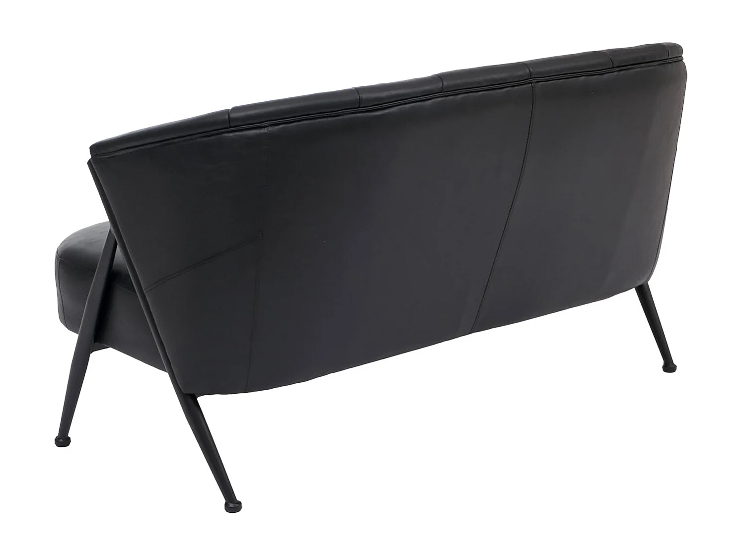 2er-Sofa MCW-P30, Schwarz