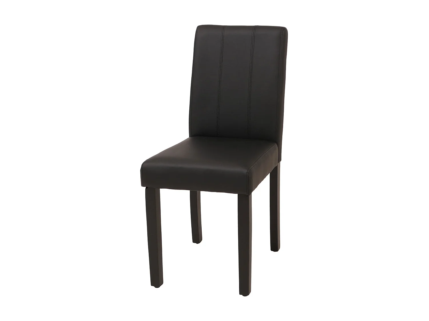Chaise de salle à manger MCW-O65d (lot de 2),  noir