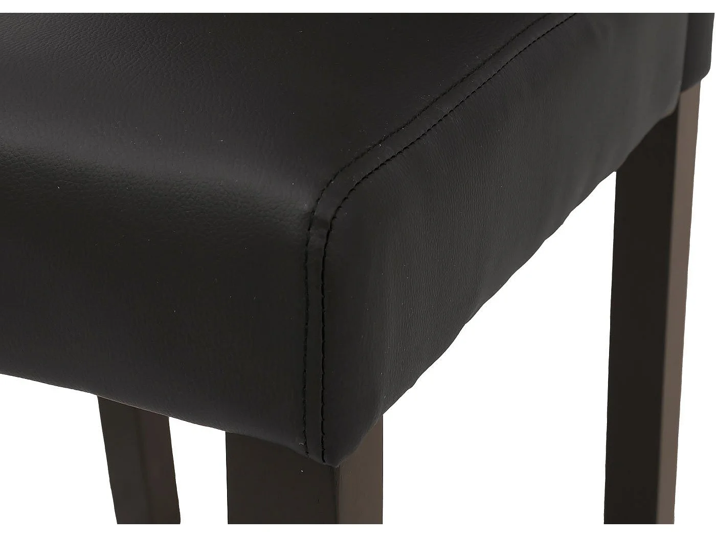 Chaise de salle à manger MCW-O65d (lot de 2),  noir