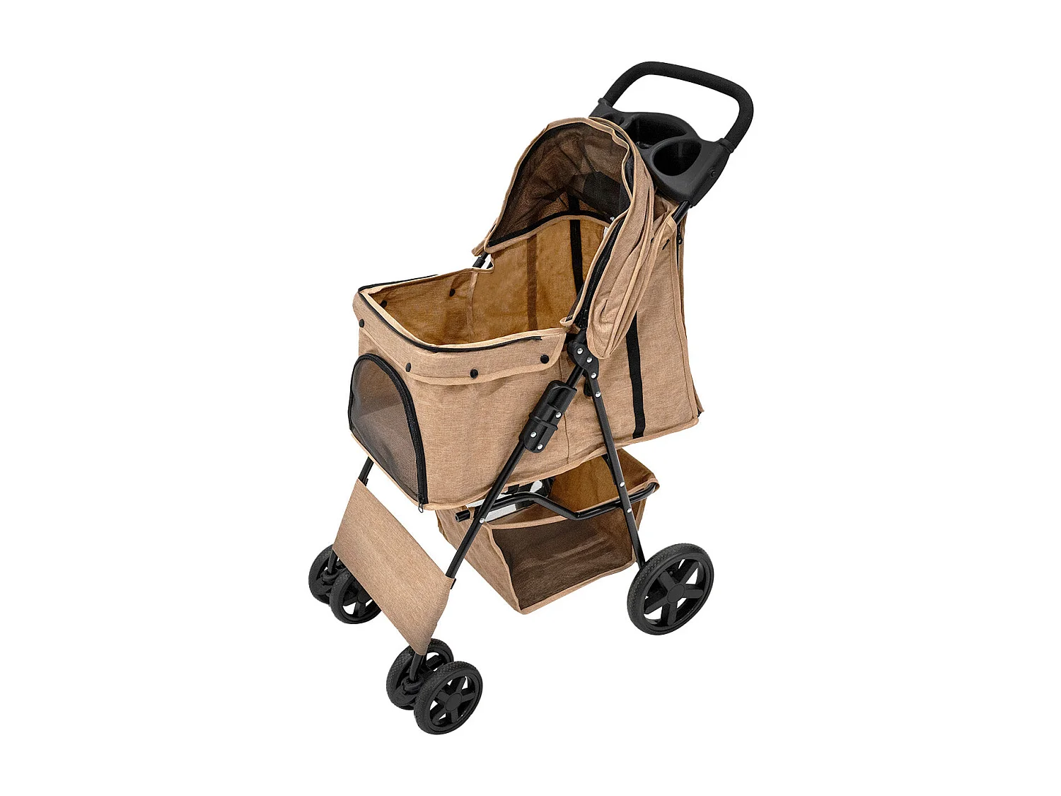 Poussette pour Animal de Compagnie – Beige