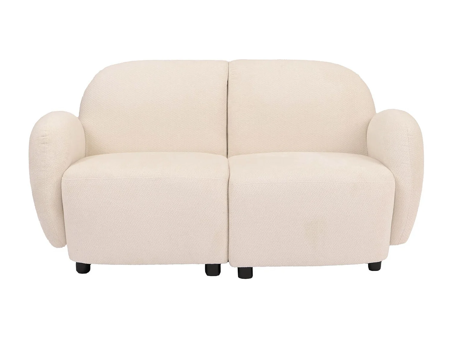 2er-Sofa MCW-P33, Creme