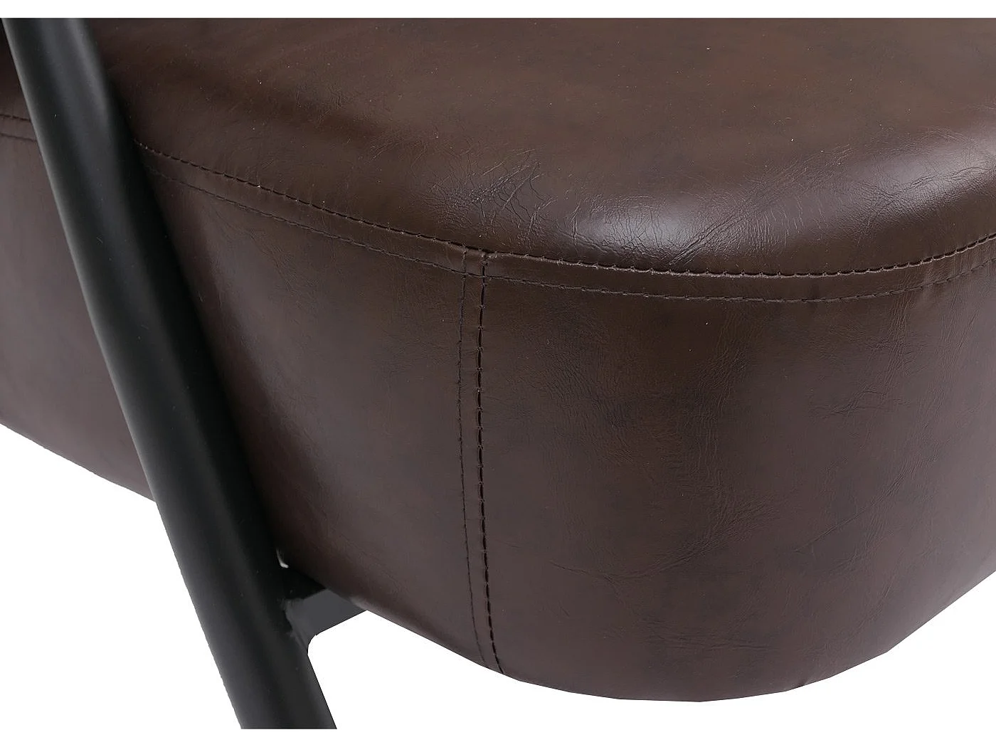 2er-Sofa MCW-P30, Dunkelbraun