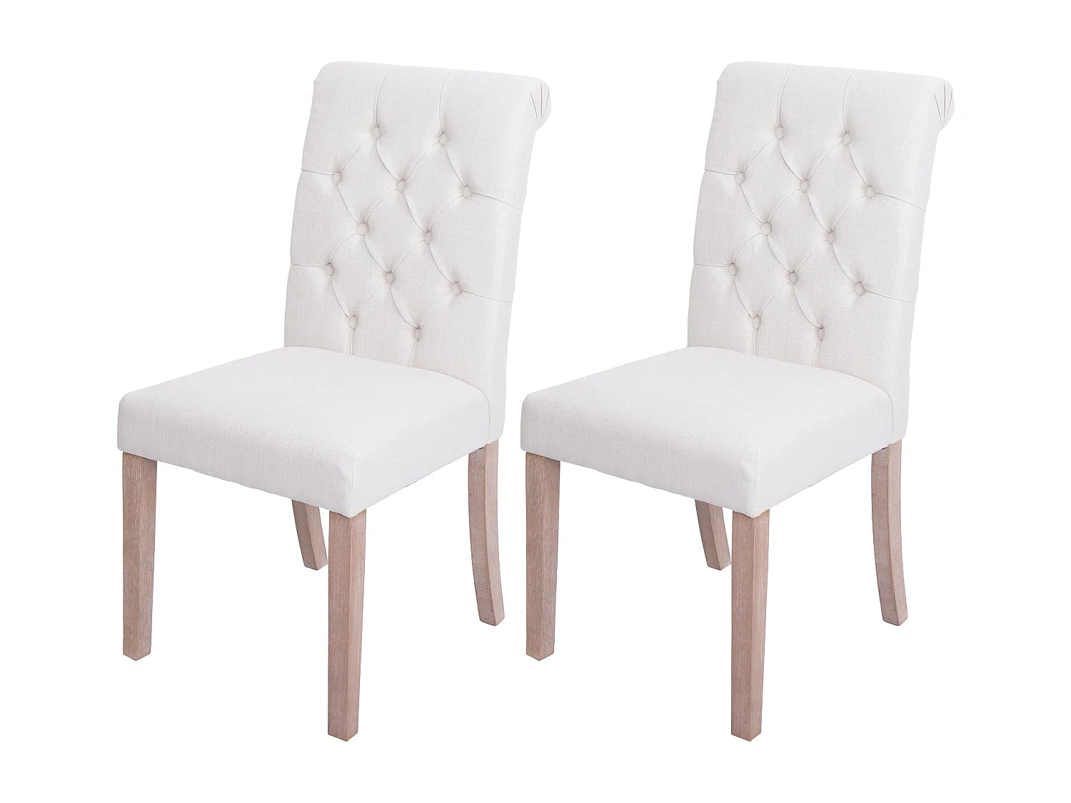 Chaise de salle à manger MCW-O65 (lot de 2)