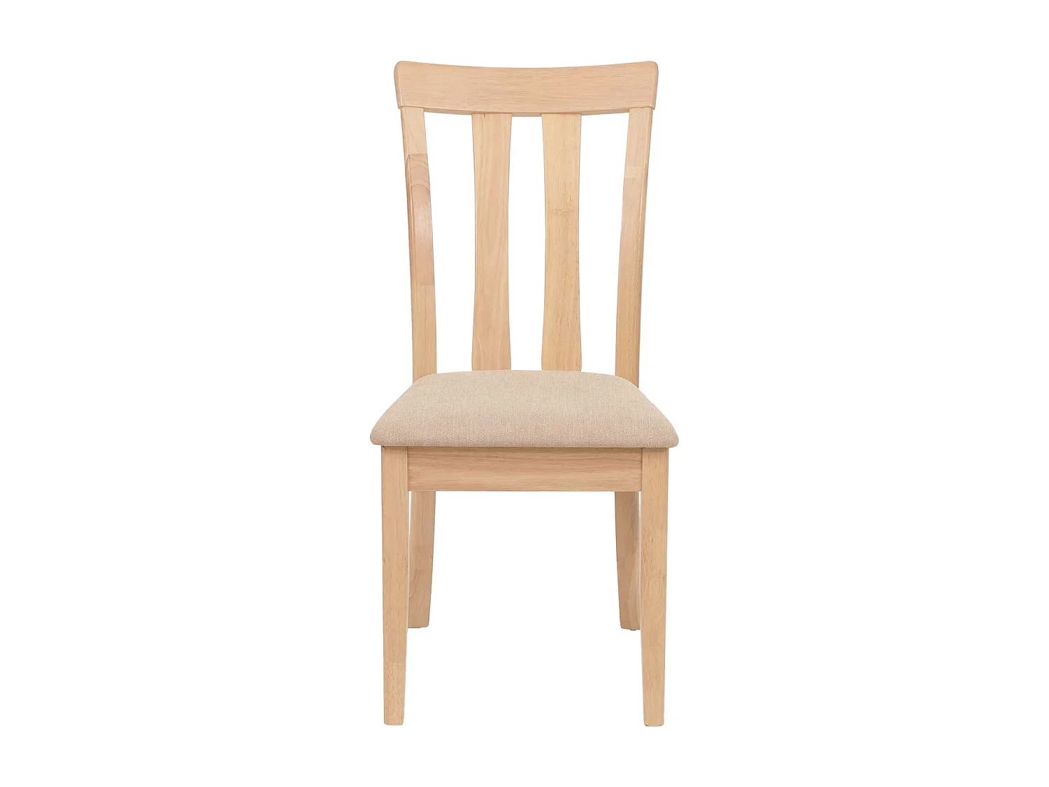 Chaise de salle à manger MCW-G46 (lot de 2),  structure couleur naturelle, beige